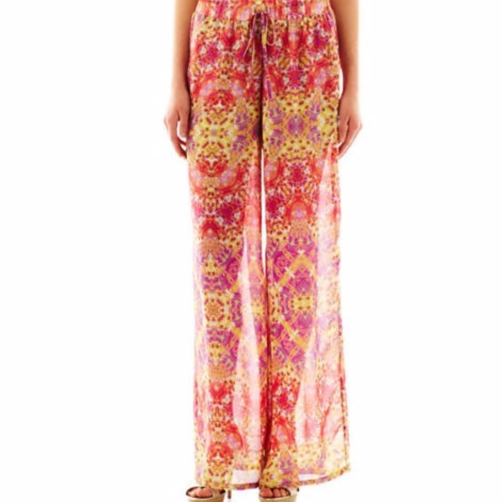 S O L D   Swimwear Bisou Bisou Tie-Waist Beach Cover-Up Pant